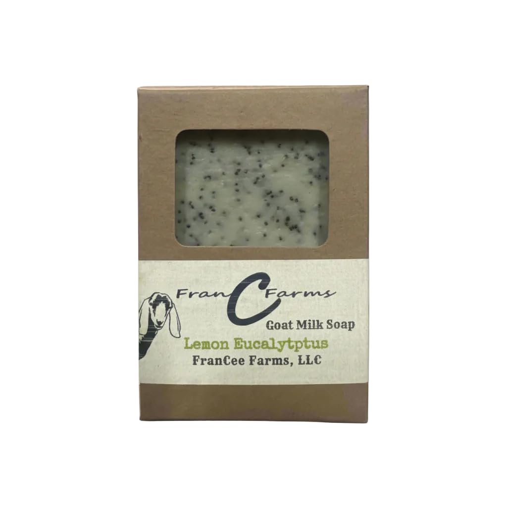 Francee Farms, LLC Lemon Eucalyptus Goat Milk Soap Beauty & Personal Care Francee Farms, LLC