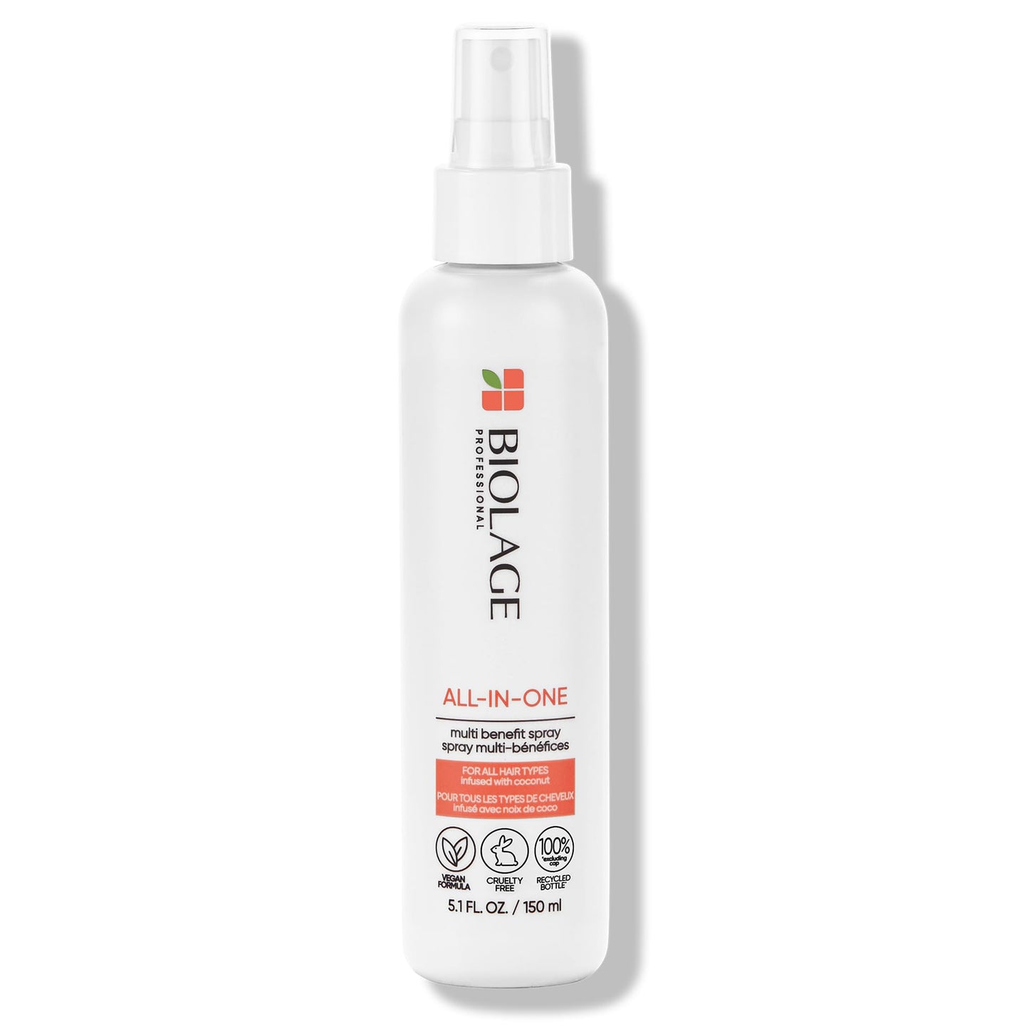 Biolage All-In-One Coconut Infusion | Multi-Benefit Treatment Spray For All Hair Needs | With Coconut | For All Hair Types | Sulfate & Paraben-Free | Beauty & Personal Care Biolage