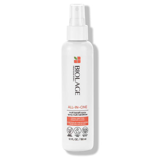 Biolage All-In-One Coconut Infusion | Multi-Benefit Treatment Spray For All Hair Needs | With Coconut | For All Hair Types | Sulfate & Paraben-Free | Beauty & Personal Care Biolage