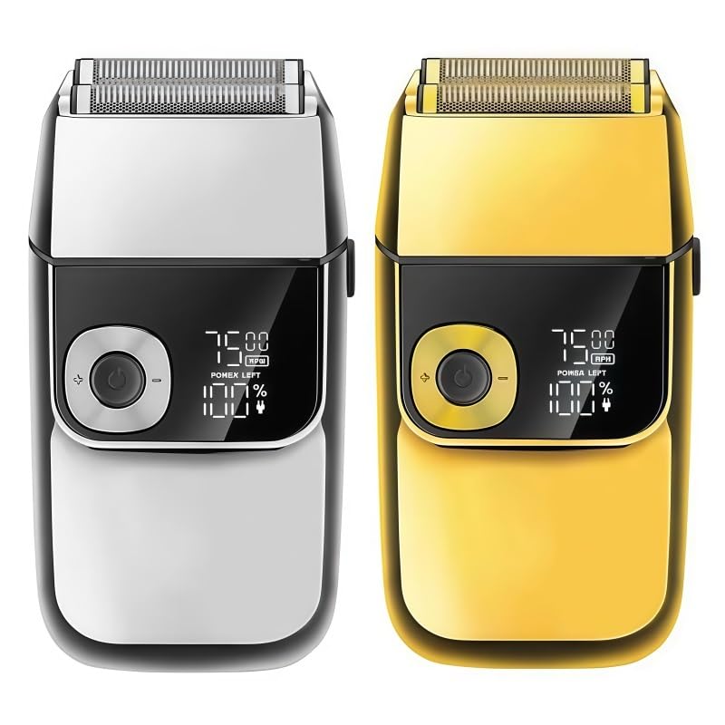 aqinsfai Replacement Blade Foil Cutter Head. Compatible for Kemei KM-2028 Electric Shaver - Precision Shaving Razor Parts Accessories(Gold Set) Beauty and Personal Care aqinsfai