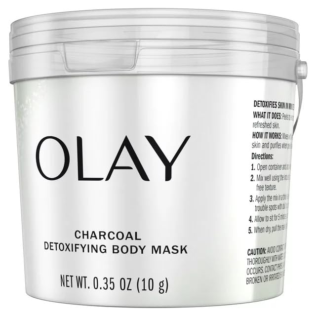 Olay Charcoal Detoxifying Body Scrub for Women, 0.35 oz Beauty & Personal Care Olay
