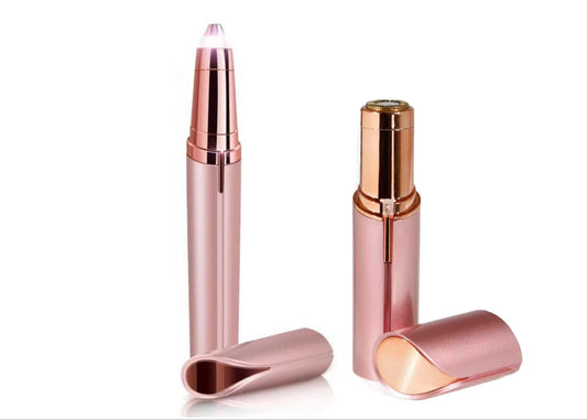 BeNat Facial and Eyebrow Hair Remover Set. 2-Pcs. Rechargeable, Portable, Versatile Facial and Eyebrow Trimmer for Women Beauty and Personal Care BeNat