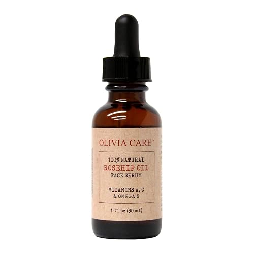 Rosehip Seed Oil Serum By Olivia Care Natural Moisturizer for Face, Body & Skin with Vitamins E, C, A & Omega 6, Perfect for Treating Wrinkles, Acne Beauty & Personal Care Olivia Care