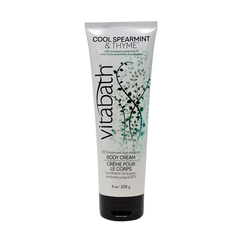 Vitabath Body Cream, Cool Spearmint & Thyme, 8 Fluid Ounce Beauty & Personal Care Vitabath