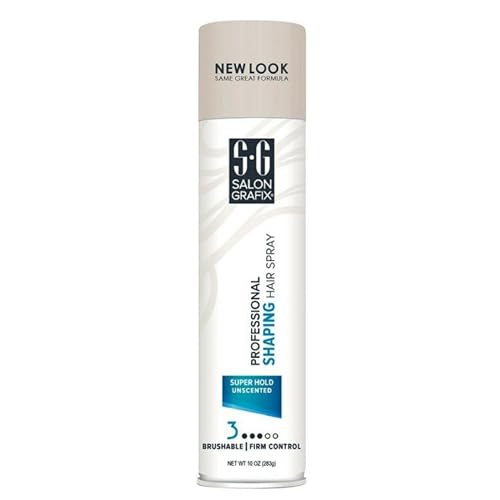 Salon Grafix Unscented Shaping Hair Spray, 10oz each (7) Beauty & Personal Care Salon Grafix