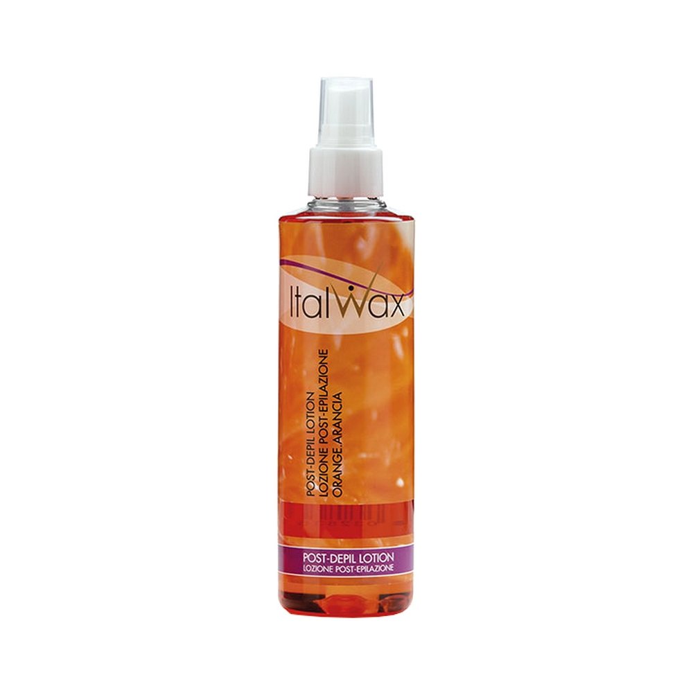 Italwax After Wax Care Lotion - 250ml / 8.45fl.oz - Natural vegetable oil - Orange - Moisturizing and removing waxing residues Beauty and Personal Care Italwax