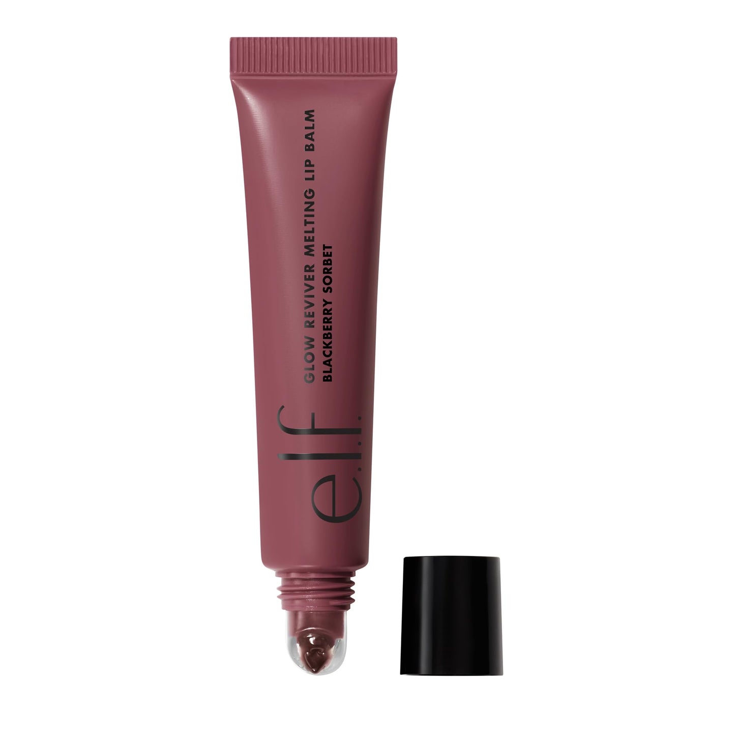e.l.f. Glow Reviver Melting Lip Balm, Hydrating Tinted Lip Balm For A Glossy Finish & Soft, Supple Lips, Vegan & Cruelty-Free, Blackberry Sorbet Beauty and Personal Care e.l.f.