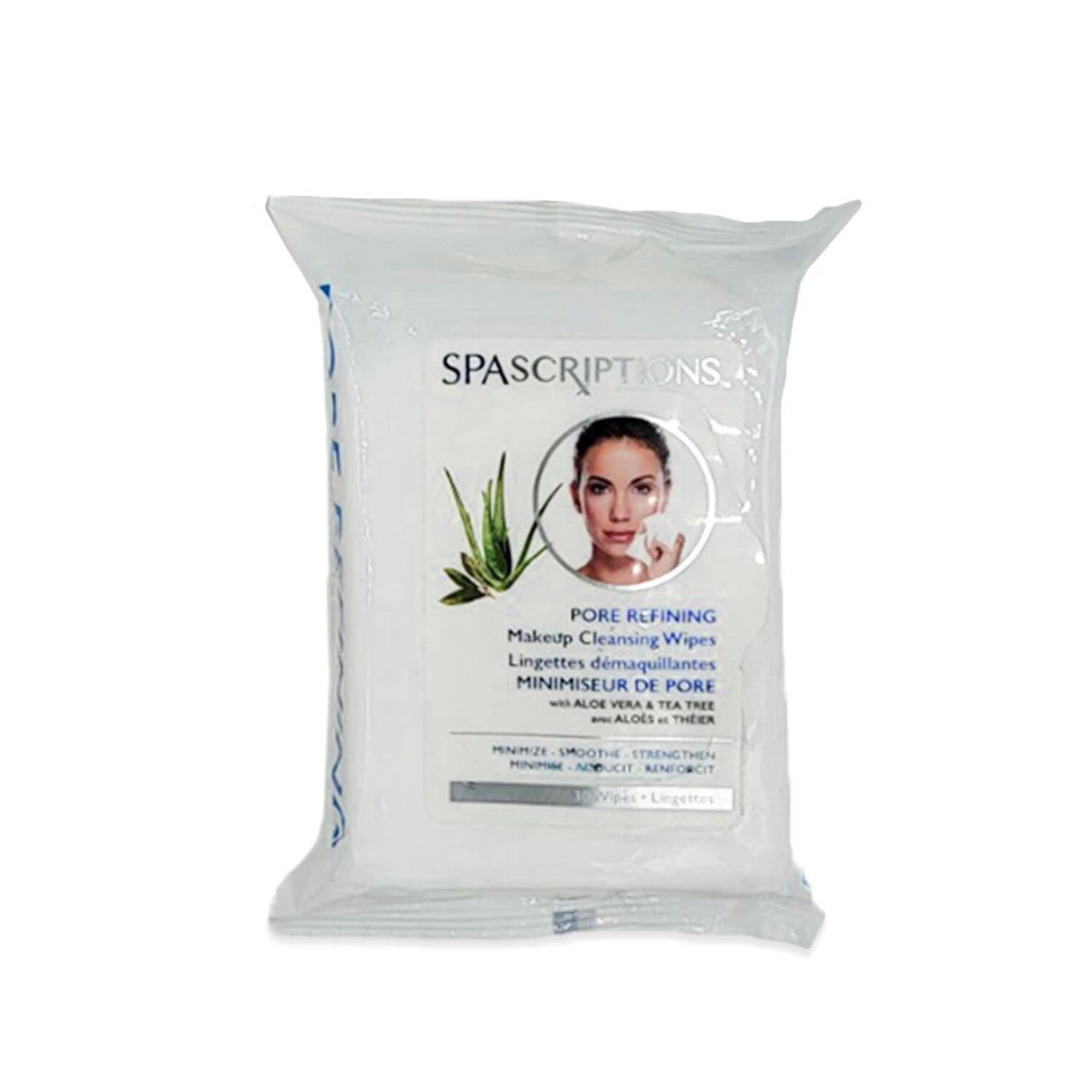 Spascriptions™ Anti-Aging, Brightening, Moisturizing & Pore Refining Towelettes Removes Waterproof Makeup, Revives with Collagen, Vitamin C, Coconut Beauty & Personal Care Global Beauty Care
