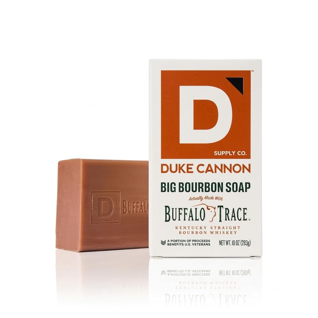 Duke Cannon Supply Co. Extra Large Bar Soap - Men's Natural Bar Soap With A Masculine Scent - Big American Bourbon Scented - All Skin Types Beauty & Personal Care Duke Cannon Supply Co.