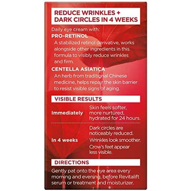 L’Oreal ParisPersonal Care - - RevitaLift Anti-Wrinkle + Firming Eye Cream 14g/0.5oz Beauty & Personal Care L'Oreal Paris
