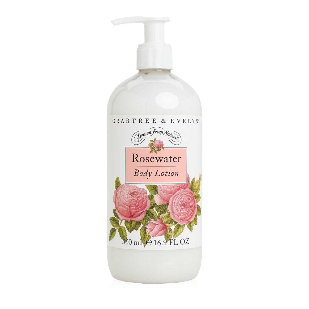 Crabtree & Evelyn Body Lotion, Rosewater, 16.9 Fl Oz Beauty & Personal Care Crabtree & Evelyn