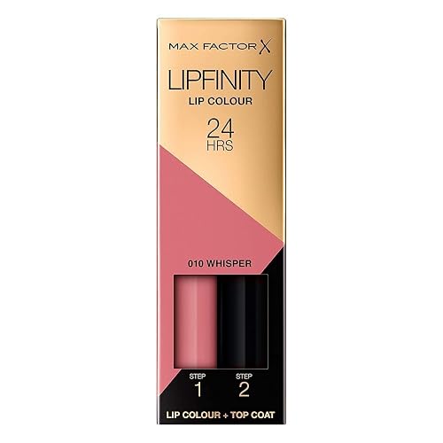 Max Factor Lipfinity Lip Stick for Women, # 010 Whisper, 4.2 Gram Beauty & Personal Care Max Factor