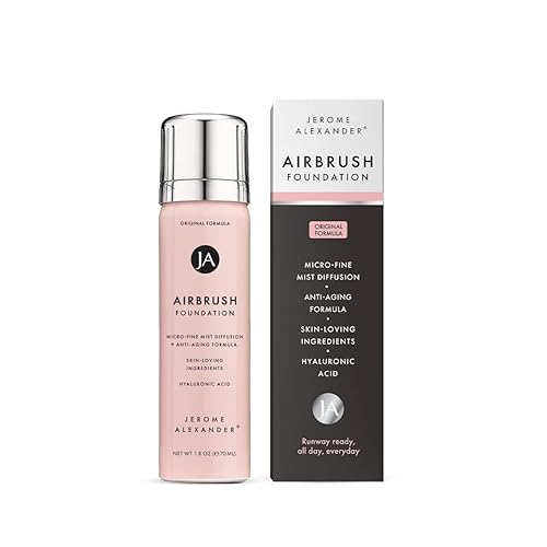 Jerome Alexander MagicMinerals AirBrush Foundation, Spray Makeup with Skincare Active Ingredients, Ultra-Light, Buildable, Full Coverage Formula Beauty & Personal Care Jerome Alexander