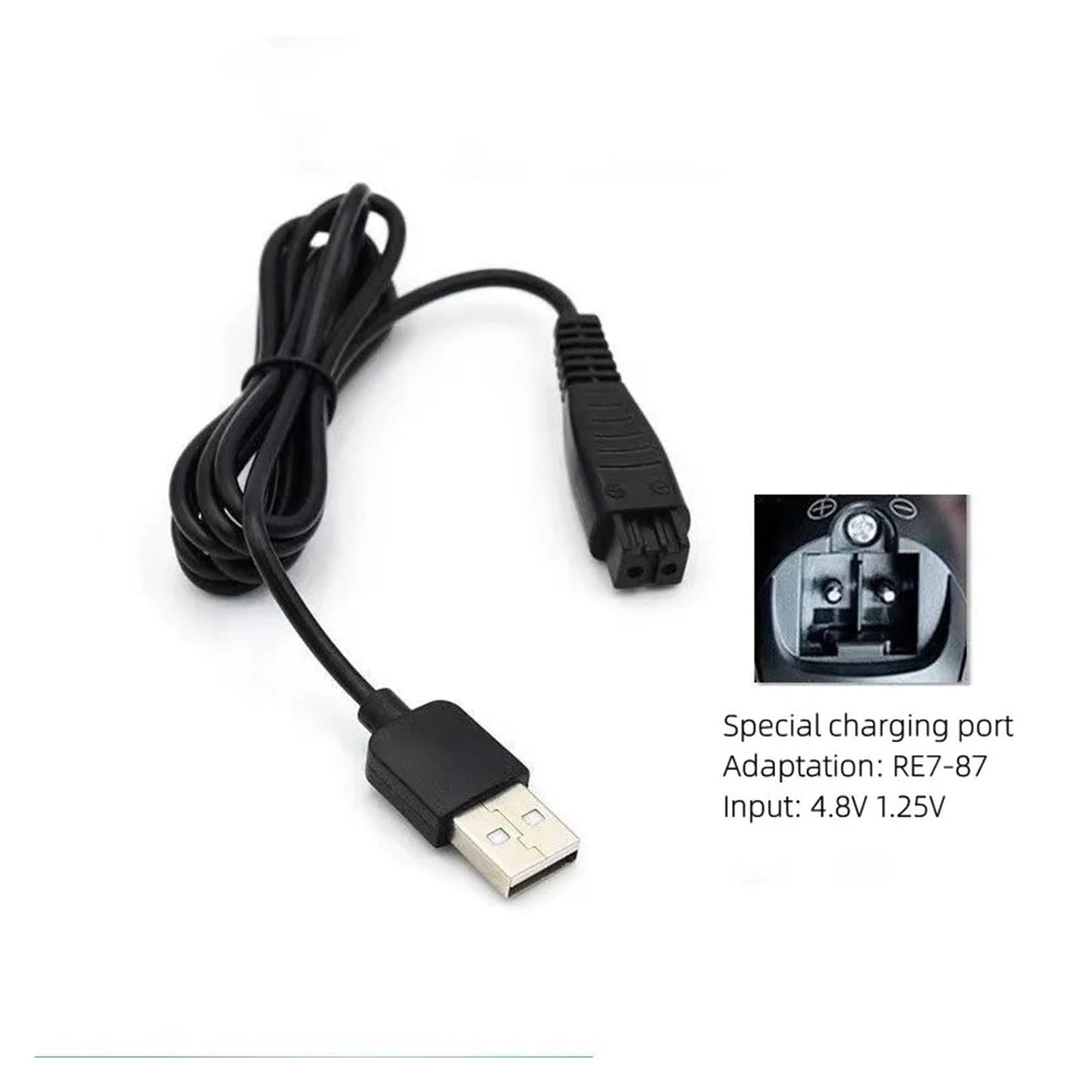 shaver charger 4.8V USB Shaver Charger?Compatible With Panasonic ES-RT30 ES-RT40 ES-GA20 RE7-87 RE7-59 Beauty and Personal Care LOKLNEYK
