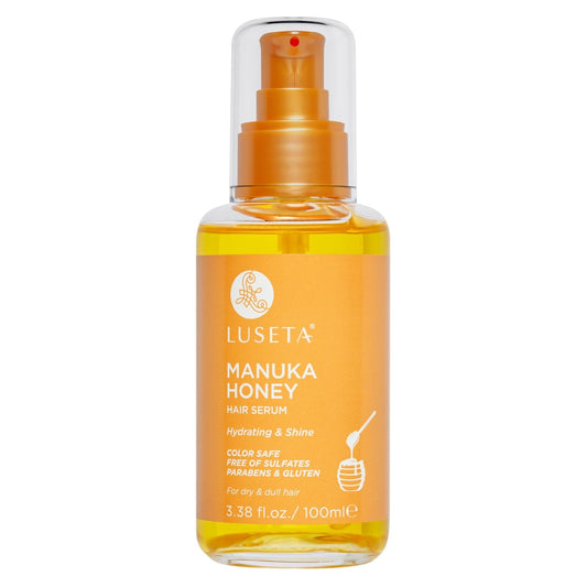 Luseta Manuka Honey Hair Oil Hydrates Dry Hair and Adds Shine & Softness to Dull Hair Nourishing Oil with Honey & Argan Oil, Frizz Control 3.38oz Beauty & Personal Care L LUSETA