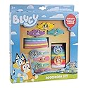 Luv Her Bluey Girls 20 Piece Accessory Set with 3 Barrettes, 4 Snap Hair Clips, 5 Elastics and 8 Terry Ponies- Ages 3+ Beauty & Personal Care LUV HER