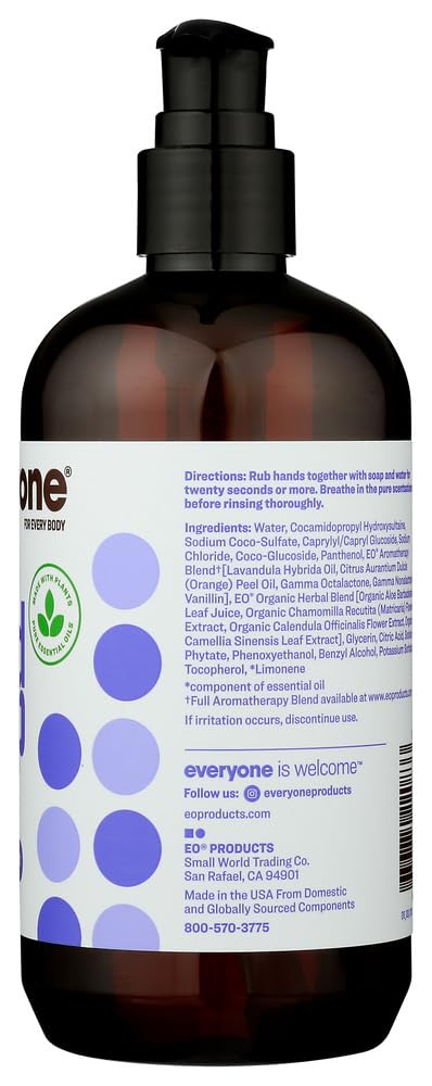 Everyone Lavender Coconut Hand Soap, 377 ML Beauty & Personal Care Everyone