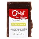 O My! Goat Milk Soap 6oz Bar - Vanilla Sandalwood | Made with Farm-Fresh Goat Milk | Moisturizes dry skin | Gently Exfoliates | Paraben Free | Leaping Beauty & Personal Care O My!