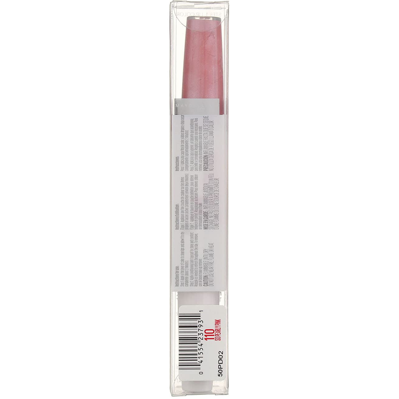 Maybelline SuperStay 24 2-Step Lip Color, So Pearly Pink [110] 1 ea Beauty & Personal Care MAYBELLINE