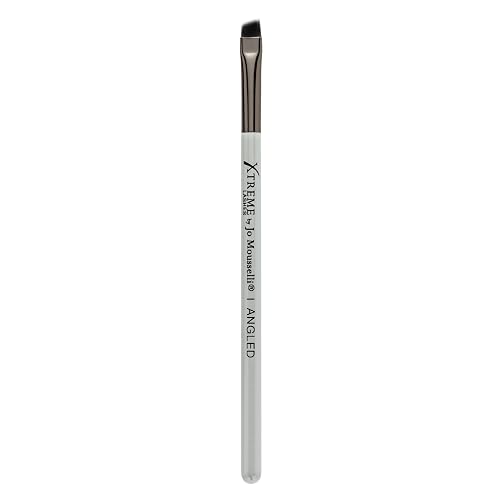 Xtreme Lashes Professional Angled Eye Makeup Brush, Gray, Precision Eyeliner & Brow Brush, Firm Soft Bristles for Defined Lines, Lash Extension Safe Beauty & Personal Care Xtreme Lashes