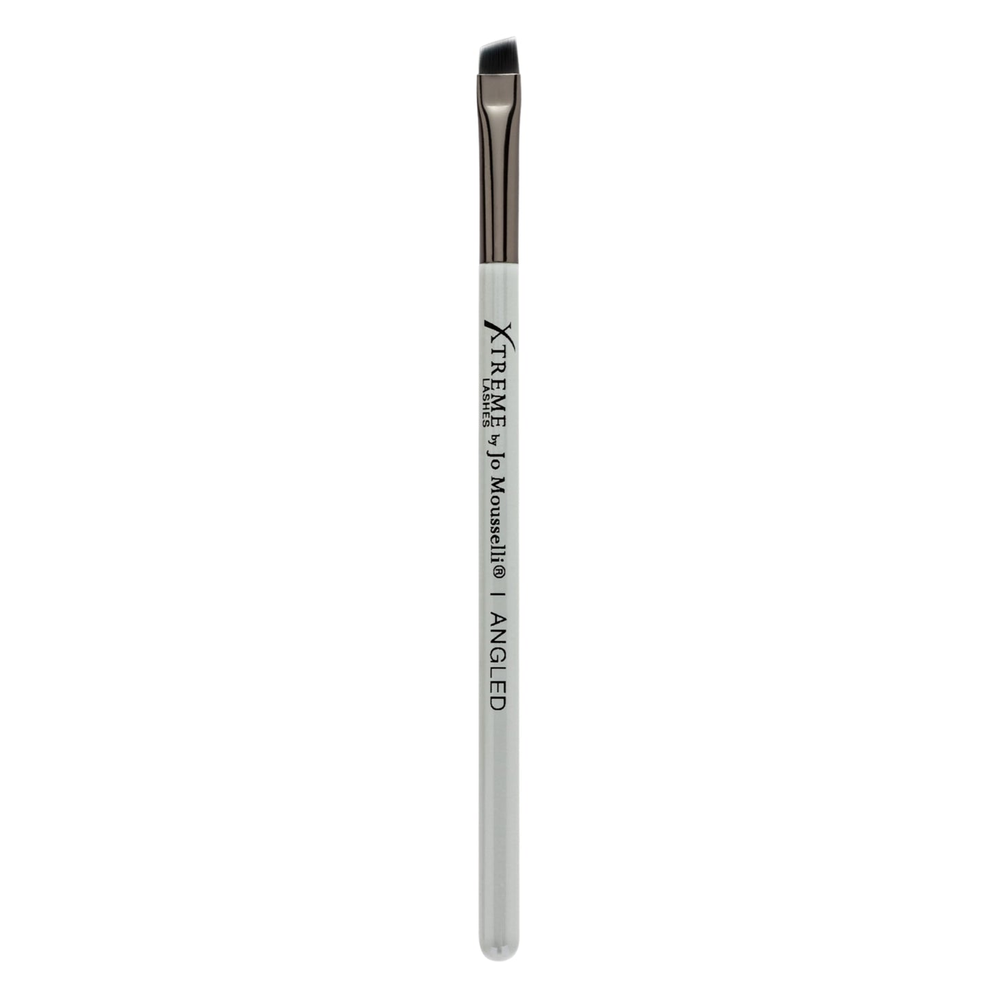 Xtreme Lashes Professional Angled Eye Makeup Brush, Gray, Precision Eyeliner & Brow Brush, Firm Soft Bristles for Defined Lines, Lash Extension Safe Beauty & Personal Care Xtreme Lashes