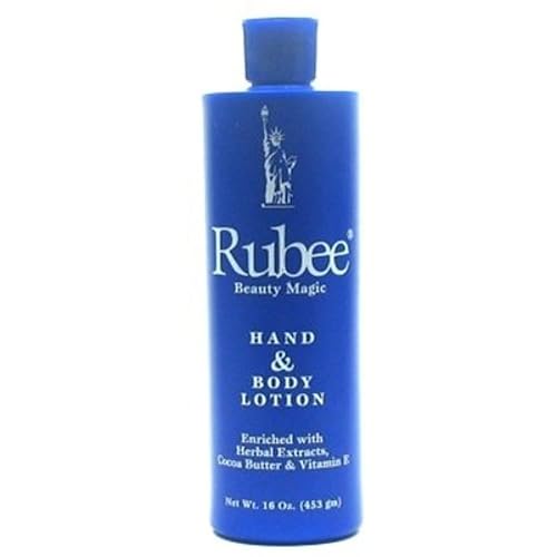 RUBEE Body & Hand Lotion - Pack of 3 Non-Greasy Lotion for Women & Men - 16 Oz Cacao Butter Lotion for Extremely Dry Skin - Vitamin E Daily Beauty & Personal Care RUBEE