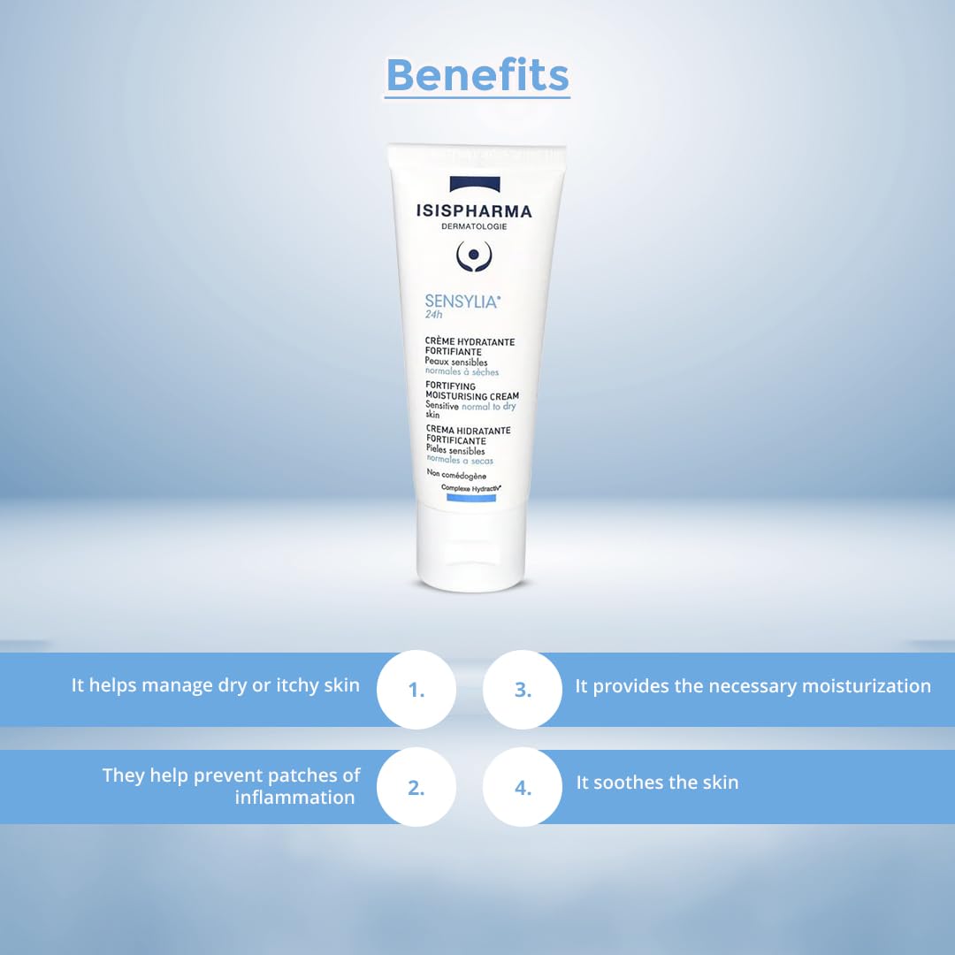 Isis Pharma Isis Pharma Sensylia 24 Hours Cream For Dehydrated Damaged Skin 40Ml Beauty & Personal Care IsisPharma