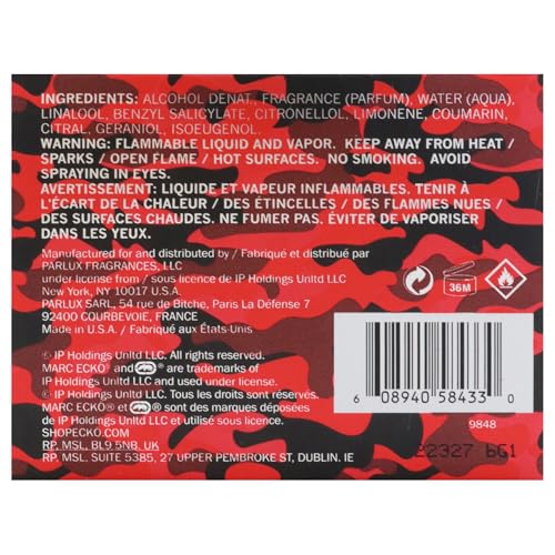 Marc Ecko Ecko Red by Marc Ecko for Men - 3.4 oz EDT Spray Beauty & Personal Care Kesio