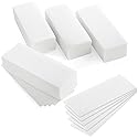 Juvale Wax Strips for Hair Removal - 7.85 x 2.7 In Pack of 400 Non-Woven Disposable Sheets - Customizable Face & Body Waxing Strips for Women Smooth Beauty & Personal Care Juvale