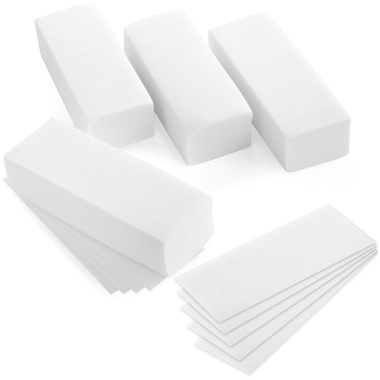 Juvale Wax Strips for Hair Removal - 7.85 x 2.7 In Pack of 400 Non-Woven Disposable Sheets - Customizable Face & Body Waxing Strips for Women Smooth Beauty & Personal Care Juvale