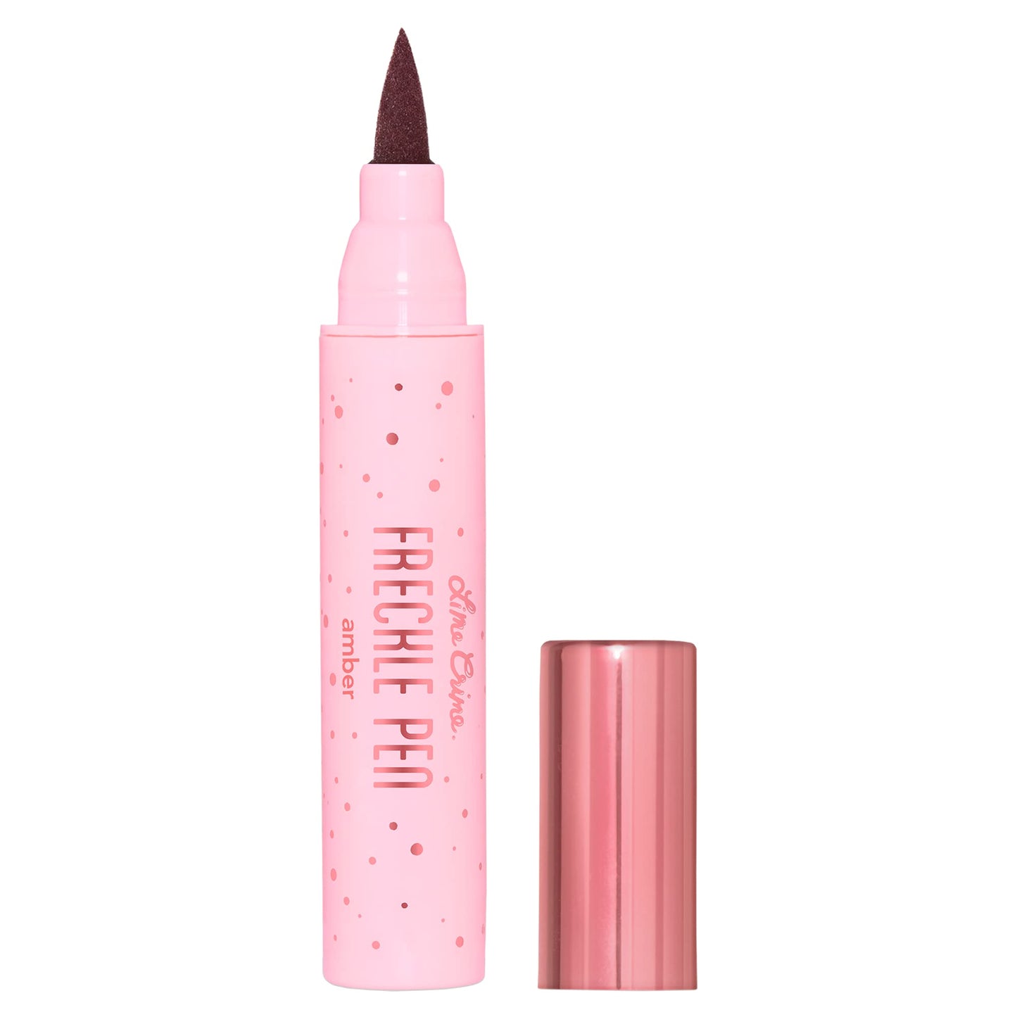 Lime Crime Freckle Pen, Amber (Freckle Brown) - Lightweight Buildable Makeup with Felt Tip Applicator for Natural Look - Long-Lasting Beauty & Personal Care Lime Crime
