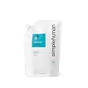 simplehuman Fragrance Free Liquid Hand Soap Refill Pouch, Clear 34 fl. oz Beauty & Personal Care simplehuman