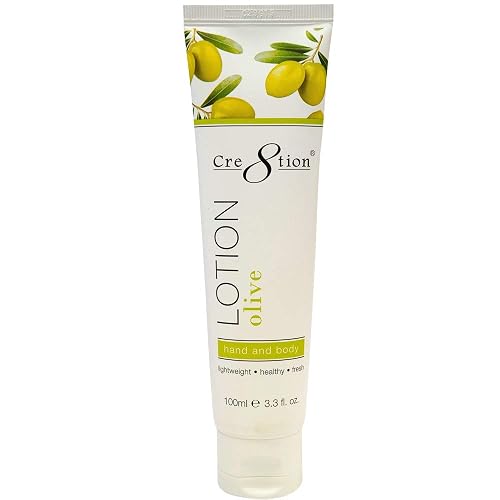 Cre8tion Spa Hand & Body Lotion Nourishing Skin Lotion Moisturizer From Dryness and Flaking 100 ml/fl. 3.3 oz (Olive) Beauty & Personal Care Cre8tion