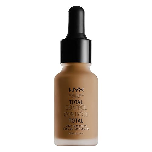 NYX Total Control Drop Foundation (TCDF18-Deep Sable) 0.43 fl oz Beauty & Personal Care NYX PROFESSIONAL MAKEUP
