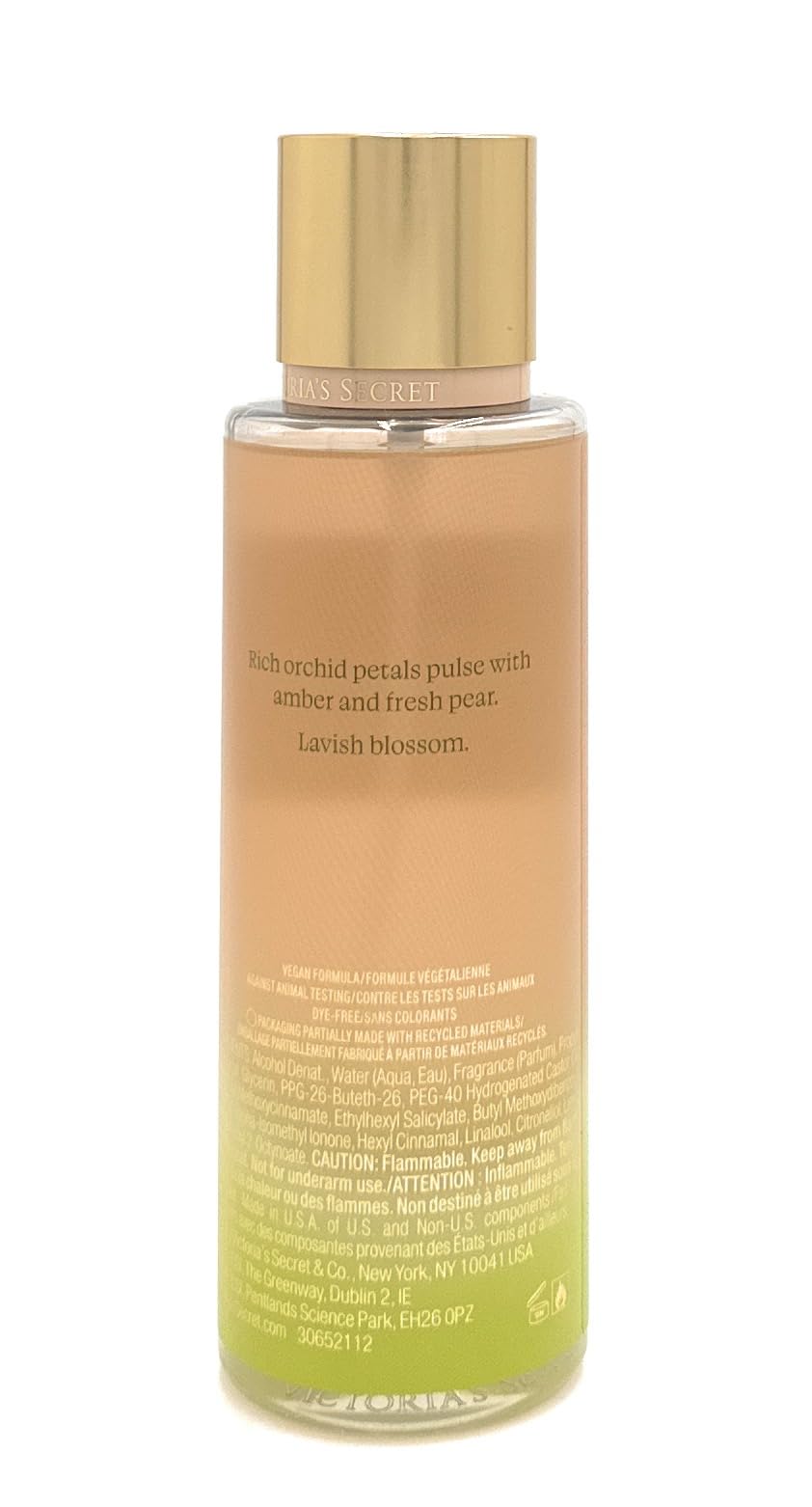 Victoria's Secret Fragrance Mist Lush Orchid Amber 8.4 Fl Oz