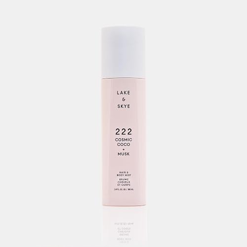 Lake & Skye 222 Cosmic Coco + Musk Hair & Body Mist 3.4 Fl Oz (100 mL), White Musk, Coconut Milk, Macaron Sugar, Hydrating, Softening Beauty & Personal Care Lake & Skye