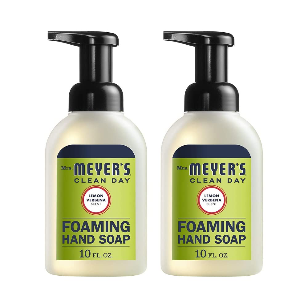 Mrs. MEYER'S CLEAN DAY Foaming Hand Soap, Lemon Verbena Scent, 10 Fl oz (Pack of 2) Beauty & Personal Care Mrs. MEYER'S