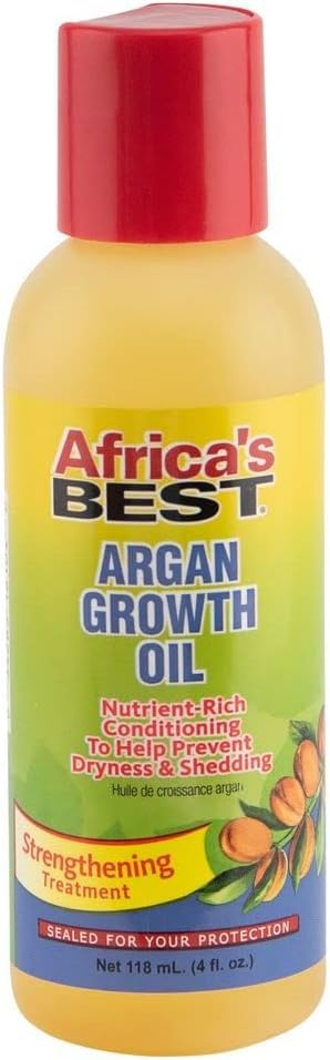 Africa's Best - Argan Growth Oil, Nutrient Rich Formula, Strengthens Hair, Stimulates Hair Growth, Conditions to Help Prevent Dryness and Shedding Beauty & Personal Care Africa's Best