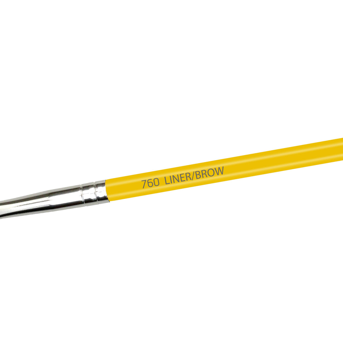 Bdellium Tools Professional Makeup Brush - Studio Series 760 Liner/Brow - With Soft Synthetic Fibers, For Smudging out Eyeliner (Yellow, 1pc)