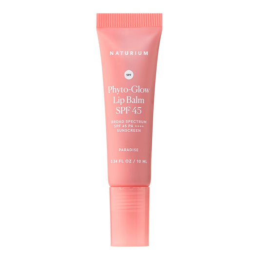 Naturium Phyto-Glow Lip Balm SPF 45 | Tinted Gloss with Broad Spectrum Sunscreen | 0.34 FL OZ / 10 mL, Paradise Beauty and Personal Care Naturium Default Title
