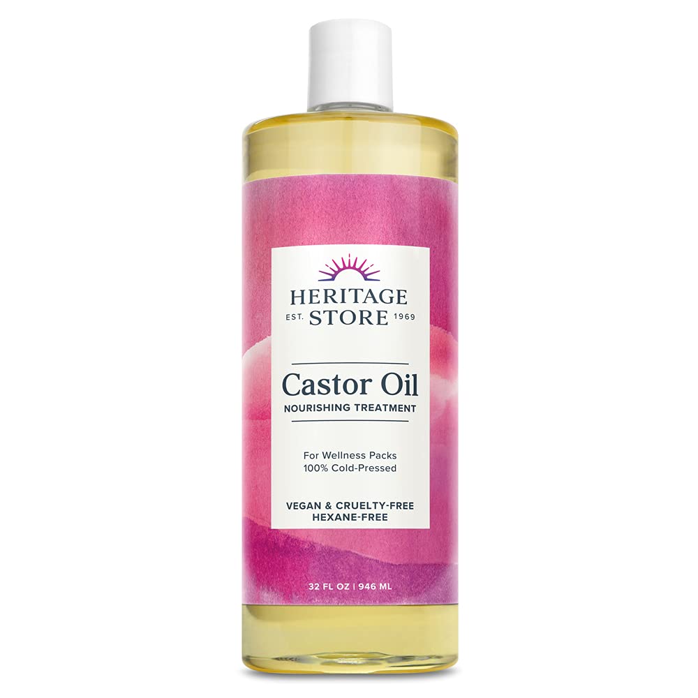 HERITAGE STORE Castor Oil Nourishing Hair Treatment, 32 Fl Oz