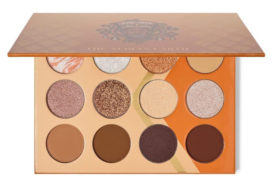 Juvia's Place Nubian Earth Palette - Browns, and Tans - Matte and Shimmer Pressed Pigments - Flattering for All Skin Tones - Shine Brown, White, Brown Beauty & Personal Care Juvia's Place
