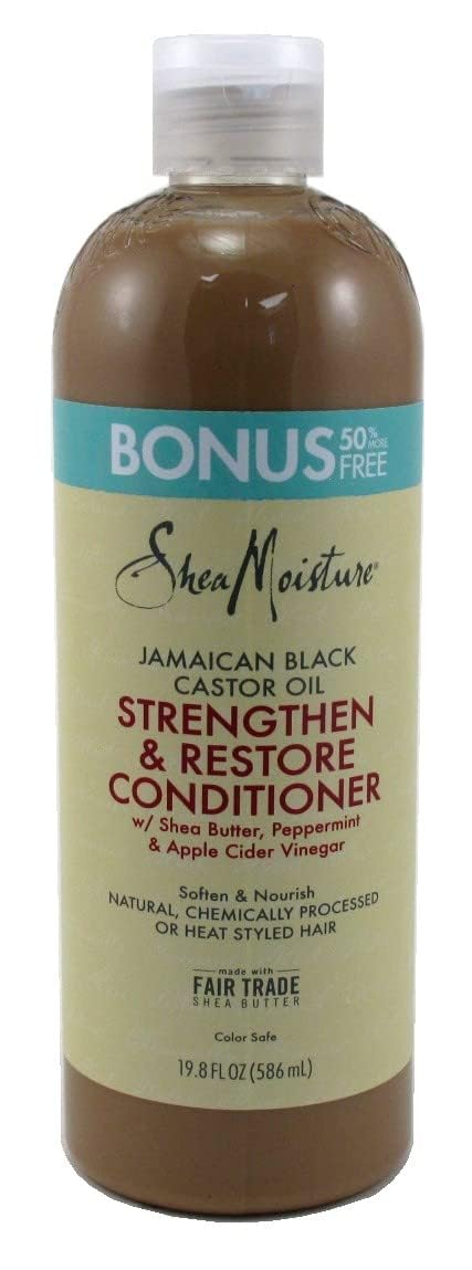 SheaMoisture Jamaican Black Castor Oil Strengthen and Restore Conditioner - 19.8 fl oz (Pack of 1)