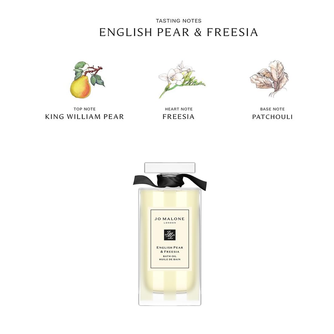 English Pear & Freesia Bath Oil/1 oz. Beauty and Personal Care Jo Malone