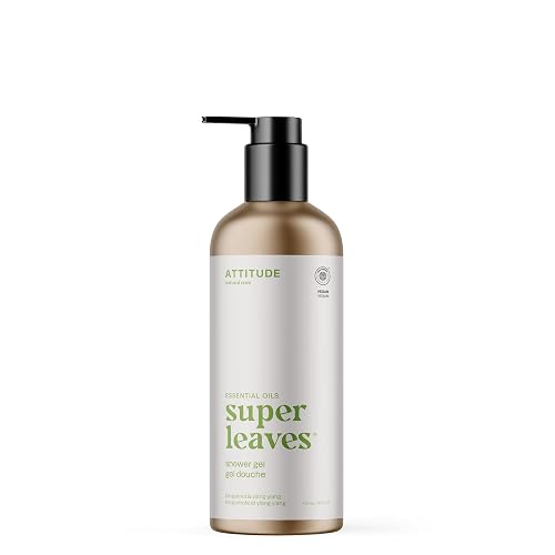ATTITUDE Body Wash with Essential Oils, EWG Verified Shower Gel, Dermatologically Tested, Plant and Mineral-Based, Vegan Personal Care, Refillable Beauty & Personal Care ATTITUDE