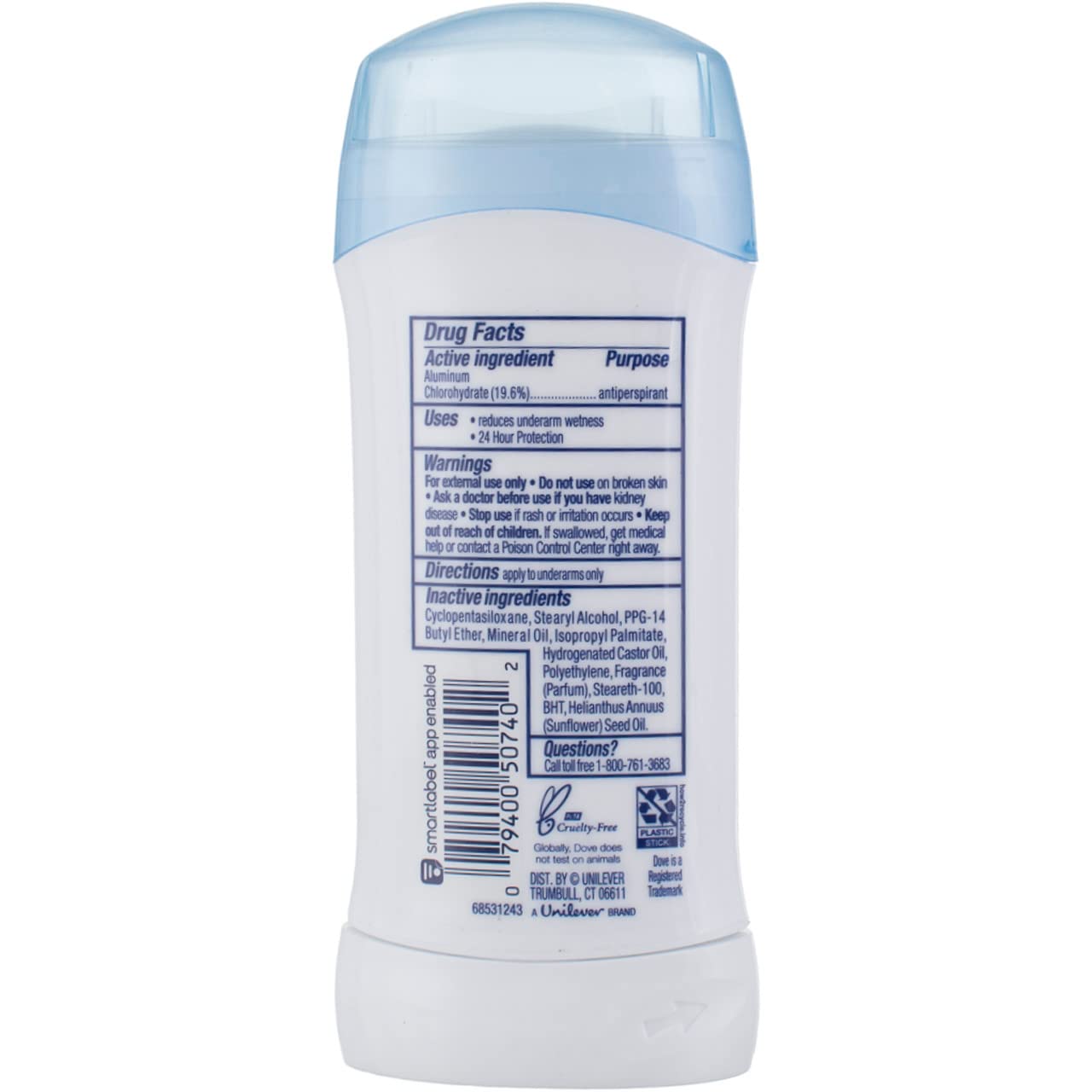 Dove Anti-Perspirant Deodorant, Sensitive Skin 2.60 oz (Pack of 1) Beauty and Personal Care Dove