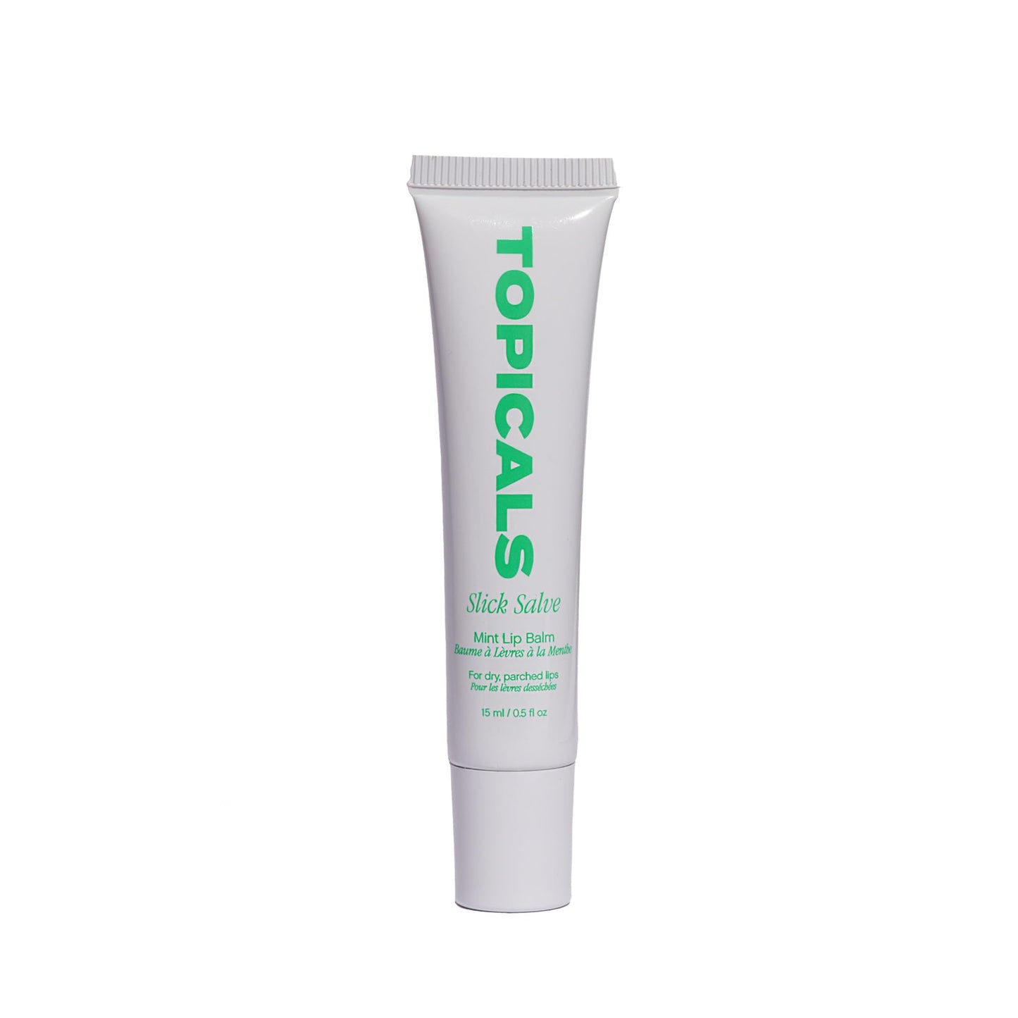 Topicals Slick Salve Mint Glossy Lip Balm - Soothes Discomfort, Strengthens Barrier and Provides Lasting Hydration & Relief - Vegan, Paraben-Free Beauty and Personal Care Topicals