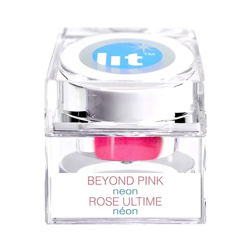 Lit Cosmetics Vegan UV Glitter Pigment, Beyond Pink, 4g Beauty & Personal Care Lit Cosmetics