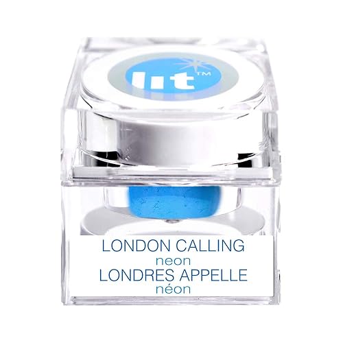 Lit Cosmetics Vegan UV Glitter Pigment, London Calling, 4g Beauty & Personal Care Lit Cosmetics