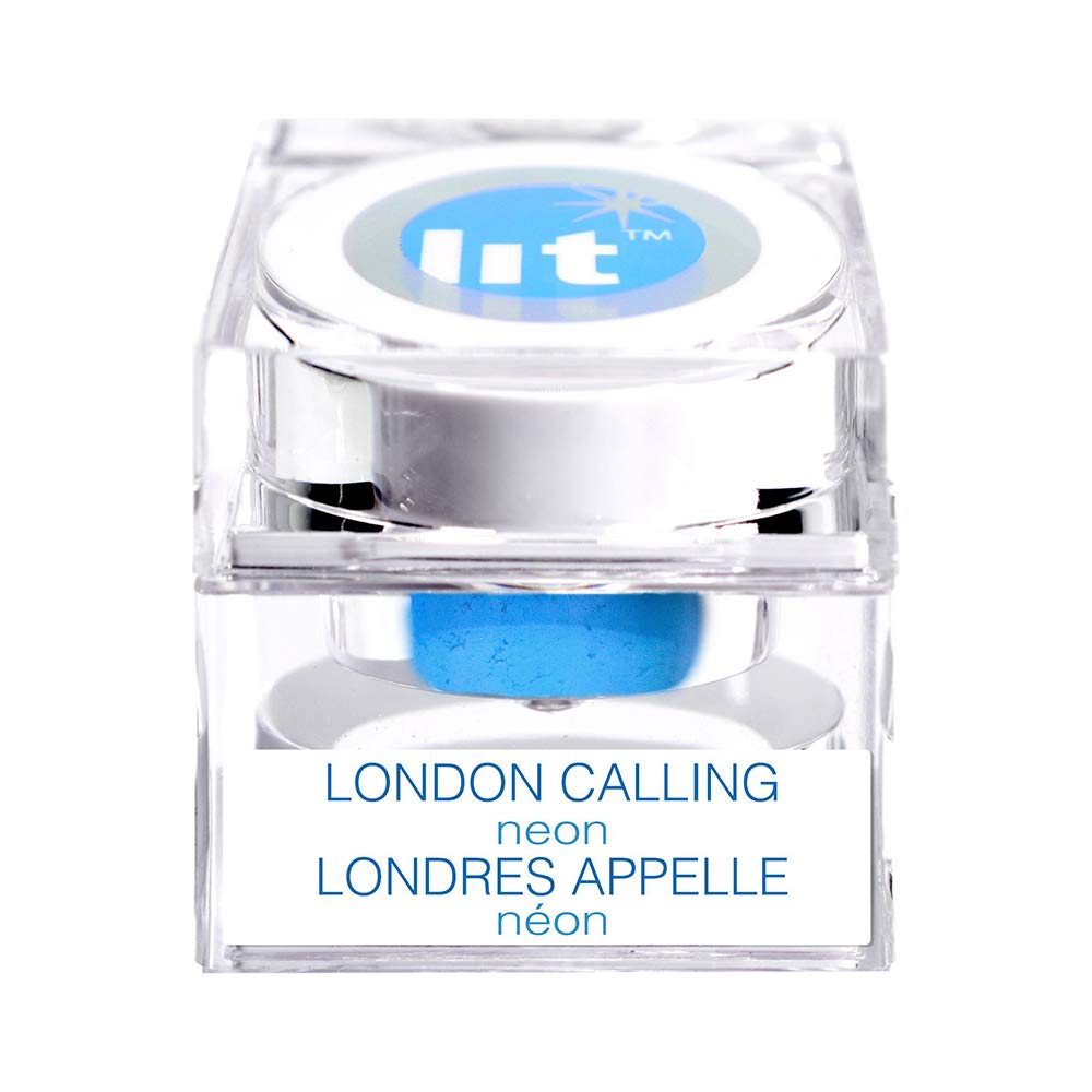 Lit Cosmetics Vegan UV Glitter Pigment, London Calling, 4g Beauty & Personal Care Lit Cosmetics